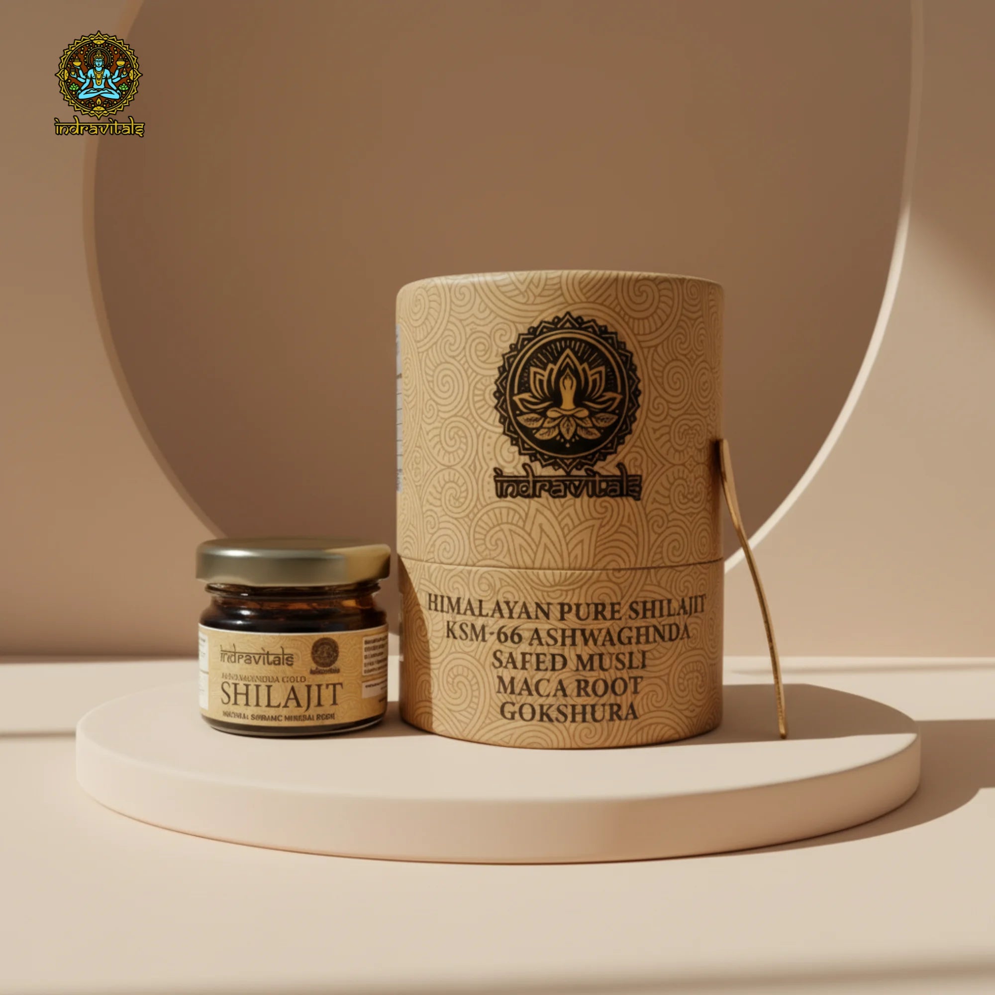 Indravitals Pure Himalayan Shilajit & Ashwagandha (20g)