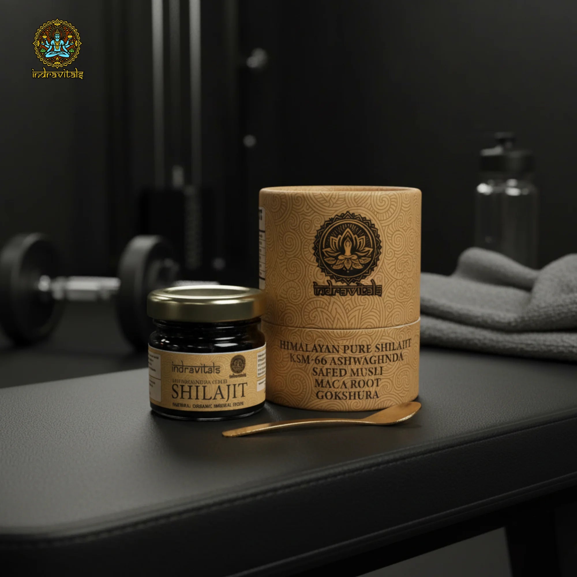 Indravitals Pure Himalayan Shilajit & Ashwagandha (20g)